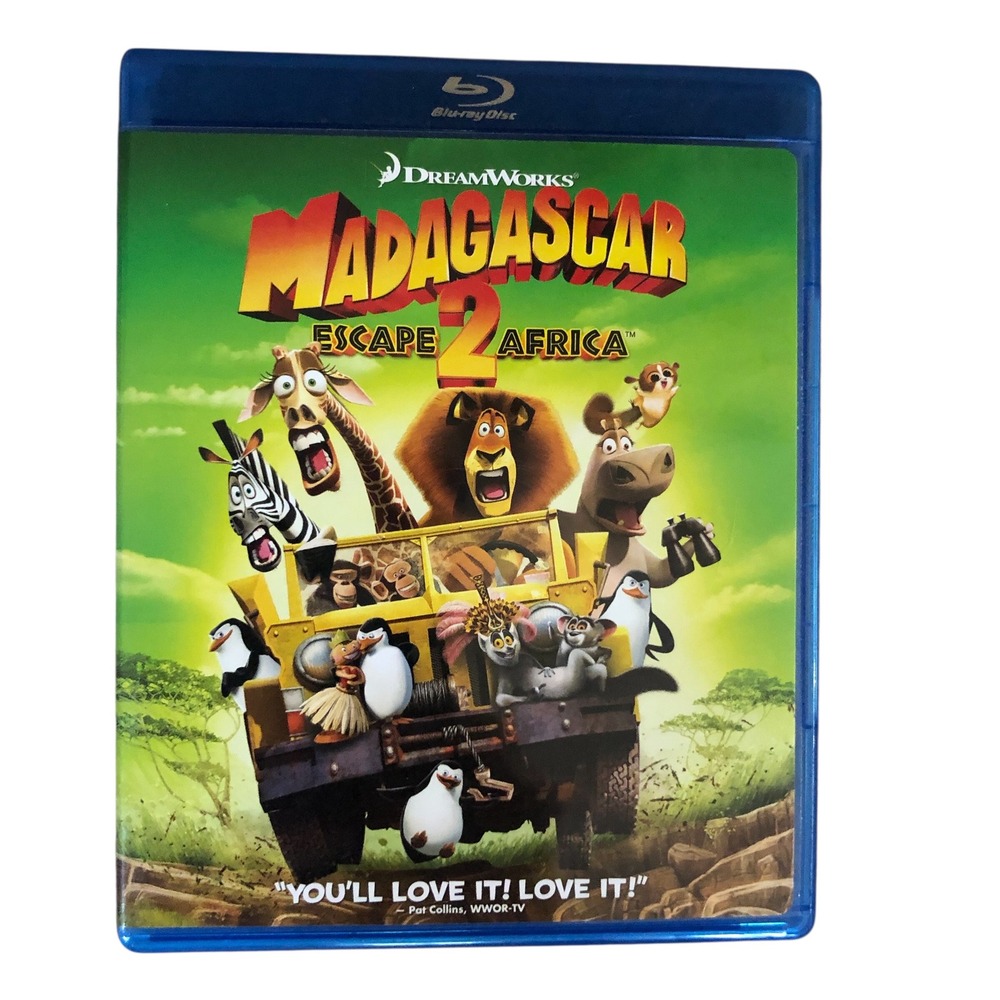 Madagascar 2 Escape Africa Blu-ray Dreamworks Animation Movie